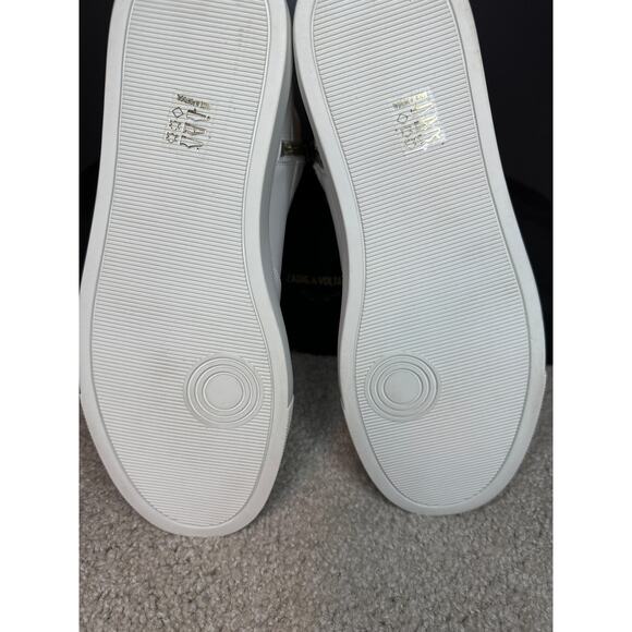 Zadig & Voltaire NEW High Flash White Size 10 With Dust Bag Zip High Top ZV1747 - Picture 10 of 15